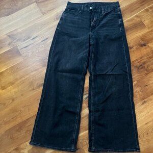 AE curvy super high-rise baggy wide leg jeans